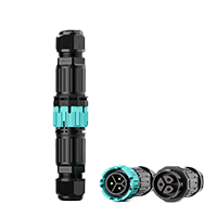 M23MF Self Locking Waterproof Connector Male Female Screwless Connectors