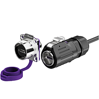 LP24-HDMI Device Waterproof Connector Aviation Plug Connector