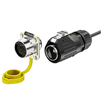 LP24 RJ45 Metal Waterproof Aviation Plug Connector