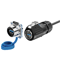 LP24-USB Device Waterproof Connector Aviation Plug Connector