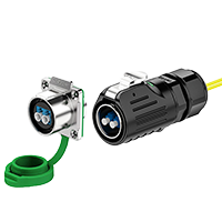 LP24 Fiber Metal Waterproof Aviation Plug Connector