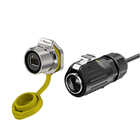 LP24 RJ45 Metal Waterproof Aviation Plug Connector